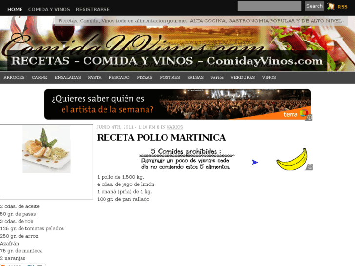 www.comidayvinos.com