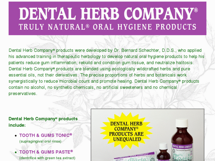 www.dentalherbcompany.com