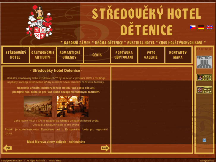 www.detenicky-stredoveky-hotel.com