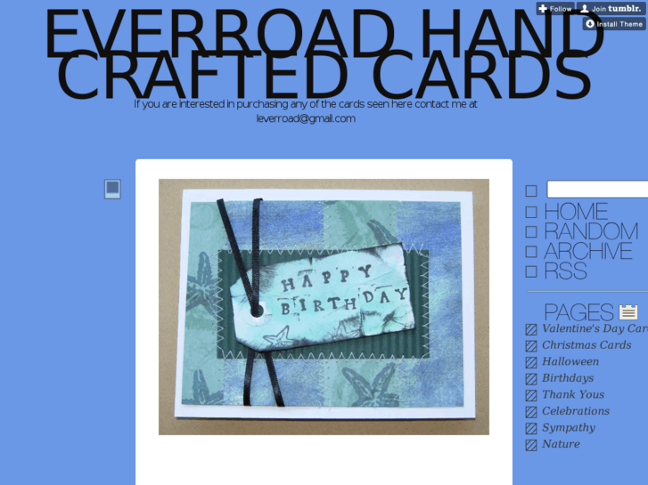 www.everroadhandcraftedcards.com