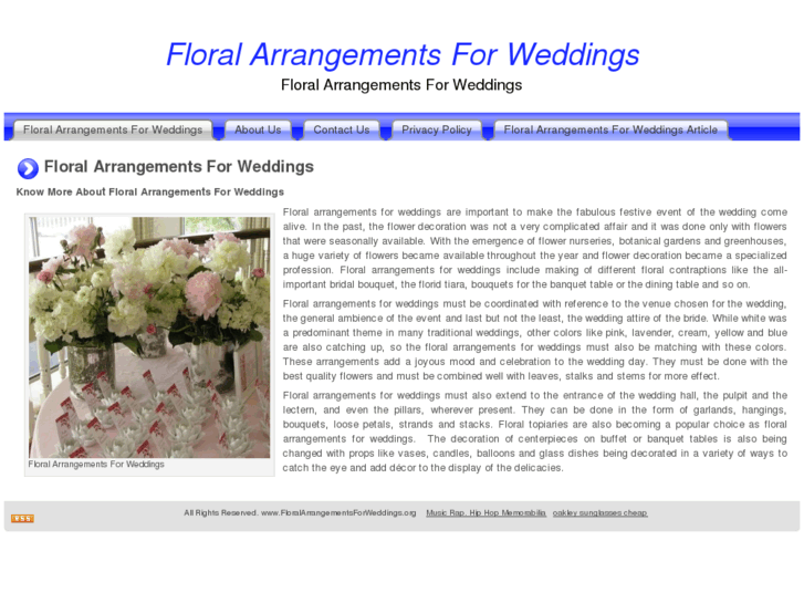 www.floralarrangementsforweddings.org