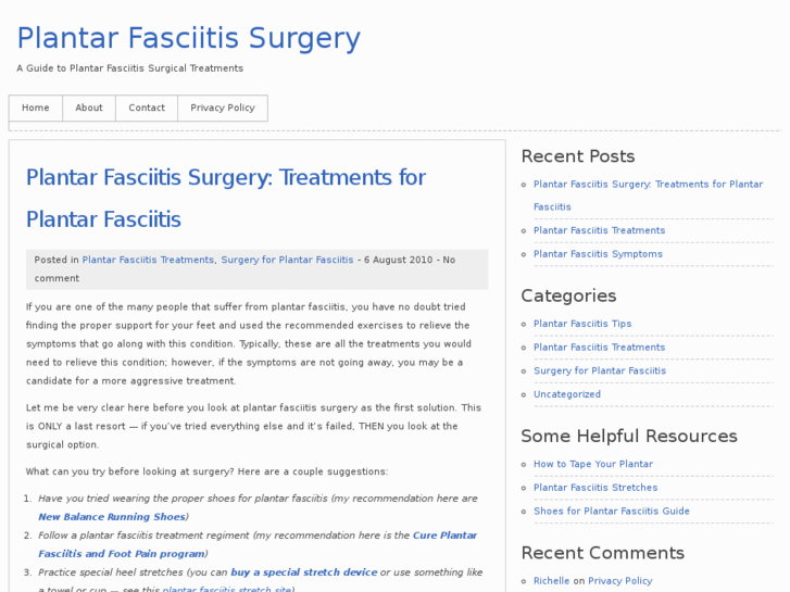 www.plantarfasciitissurgery.net