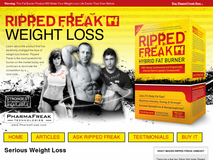 www.rippedfreakweightloss.com