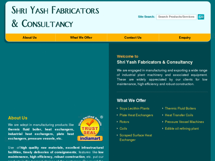 www.shriyashfabricators.com