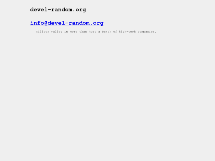 www.devel-random.org
