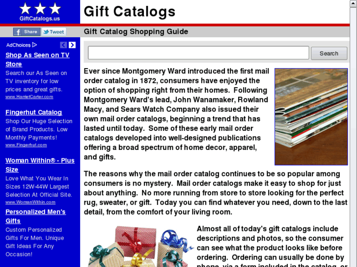 www.giftcatalogs.us