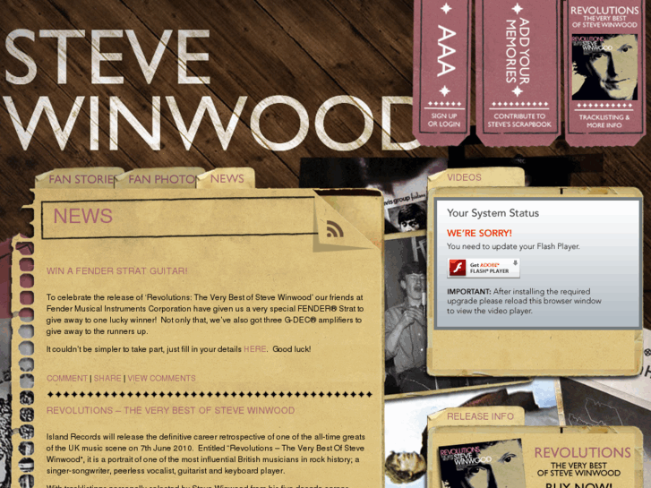 www.stevewinwoodrevolutions.com