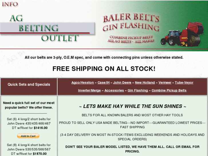 www.agbeltingoutlet.com