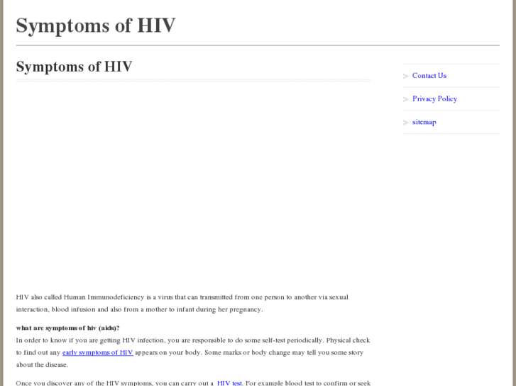 www.ehivsymptoms.com