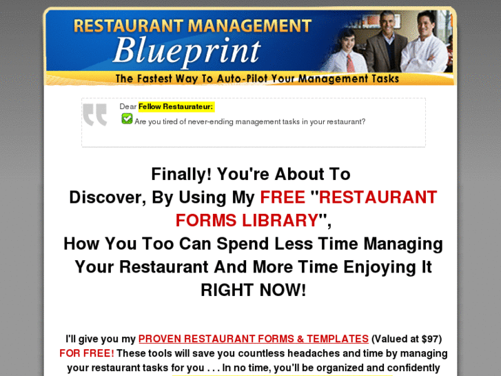 www.freerestaurantforms.net