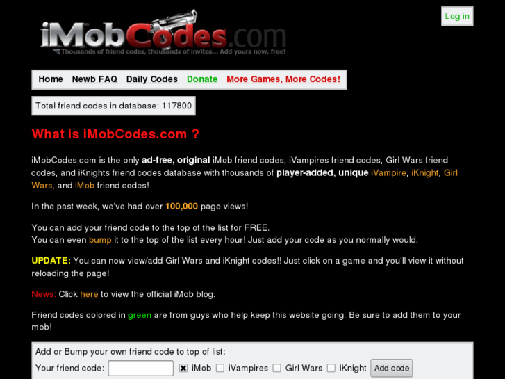 www.imobcodes.com