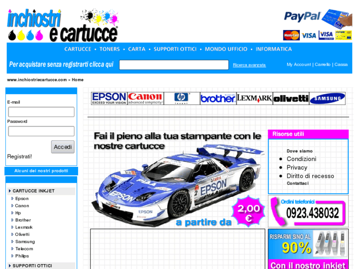 www.inchiostriecartucce.com