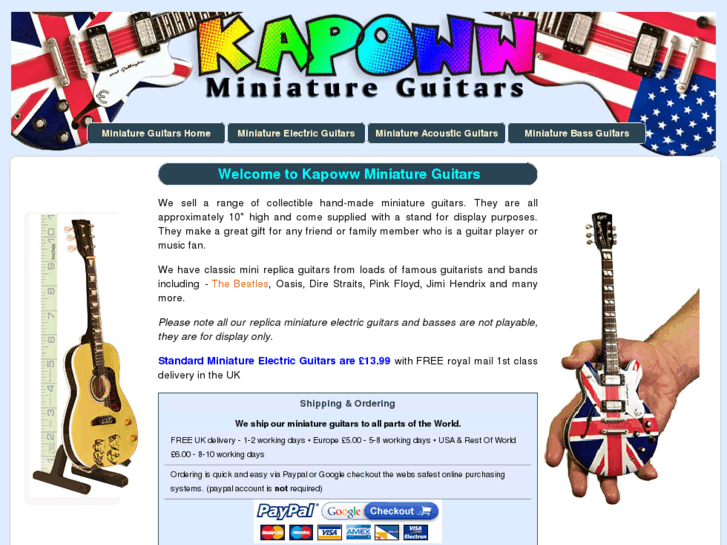 www.kapoww-miniature-guitars.com