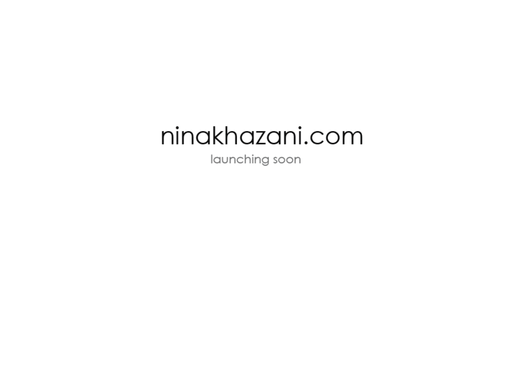 www.ninakhazani.com