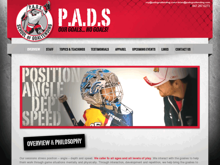 www.padsgoaltending.com