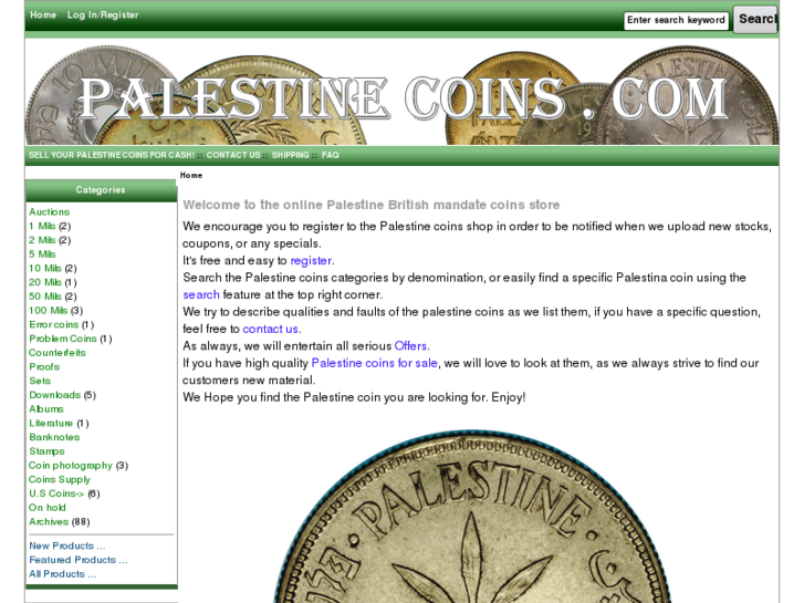 www.palestinecoins.com