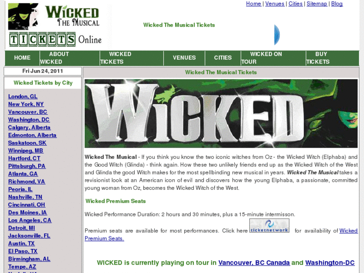 www.wickedthemusicalticketsonline.com