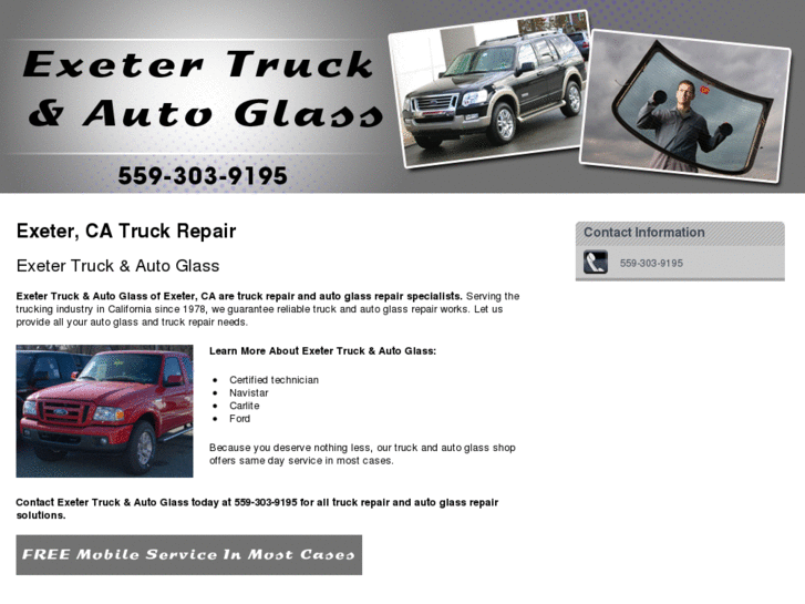 www.exetertruckandautoglass.com