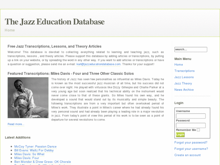 www.jazzeducationdatabase.com