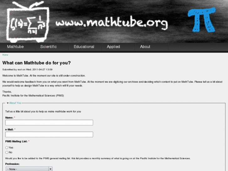 www.mathtube.org