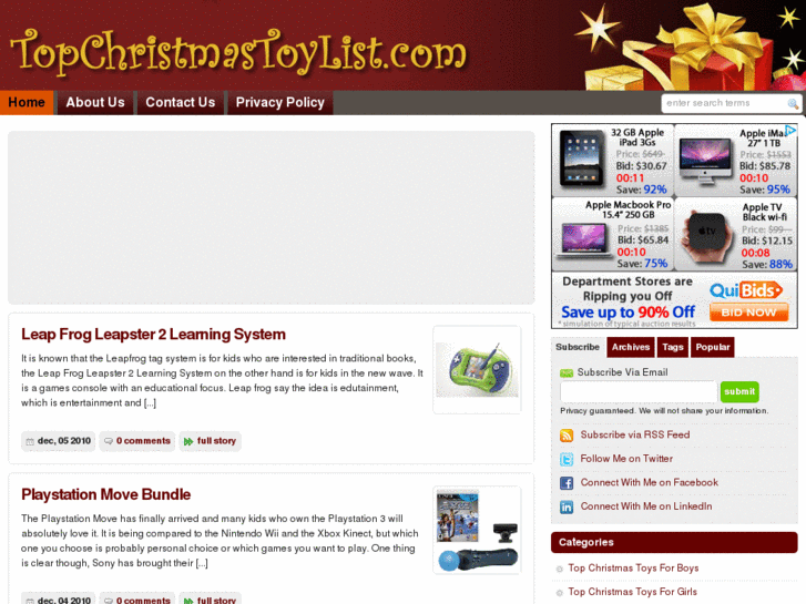 www.topchristmastoylist.com