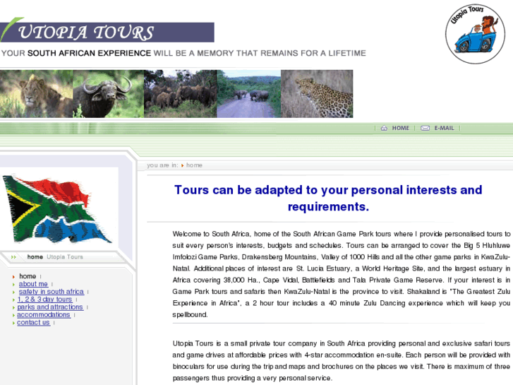 www.utopiatours-sa.com