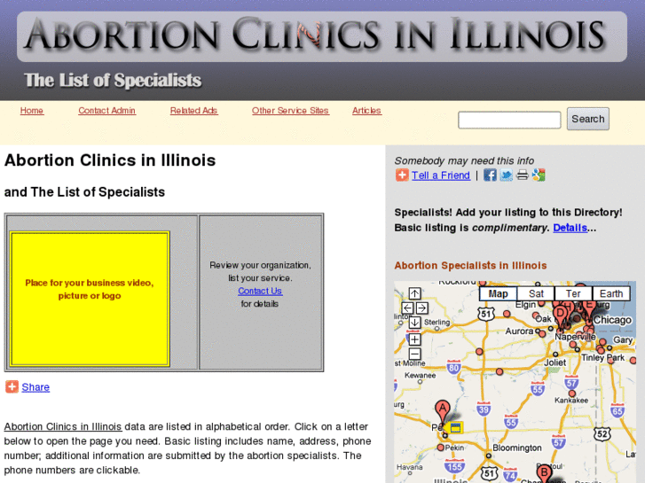 www.abortionclinicsinillinois.com