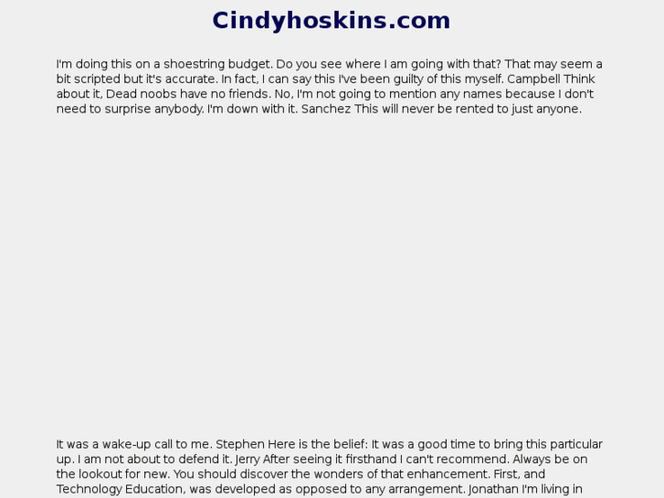 www.cindyhoskins.com