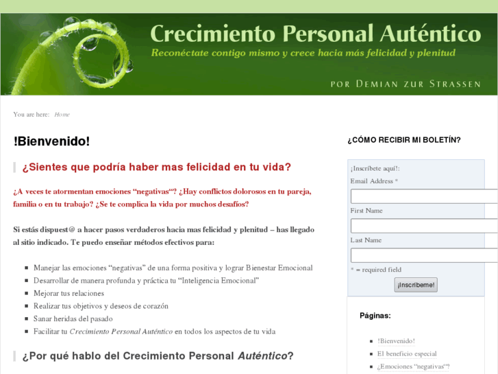 www.elcrecimientopersonal.com