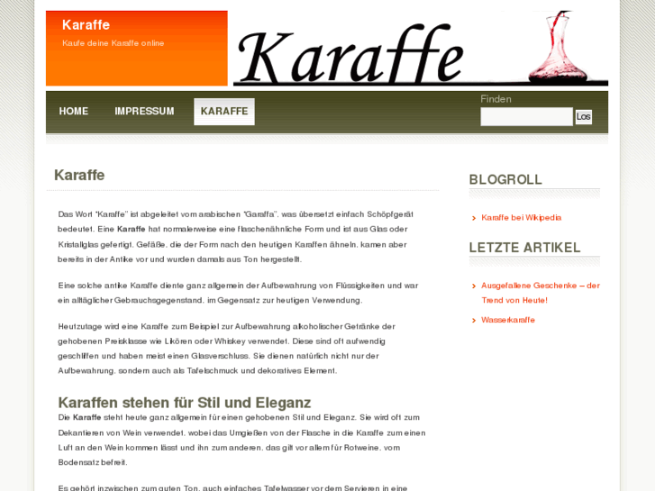 www.karaffe.biz