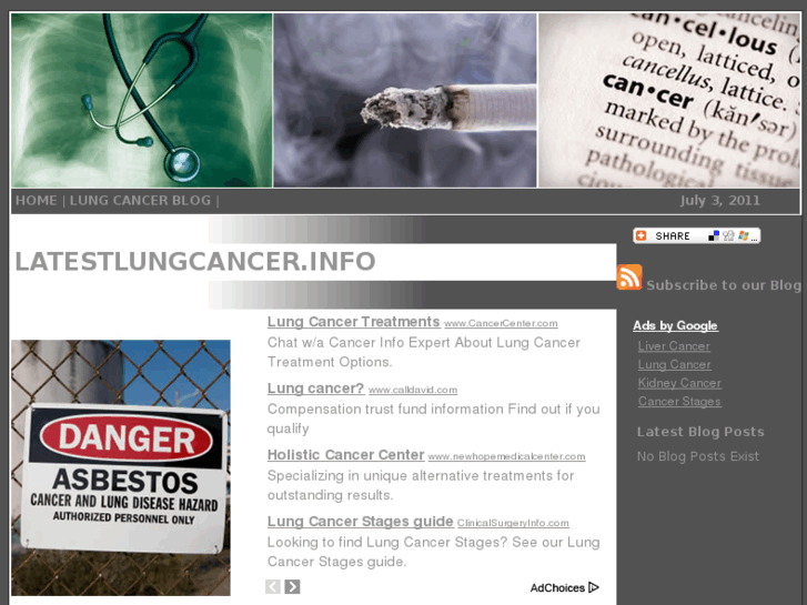 www.latestlungcancer.info