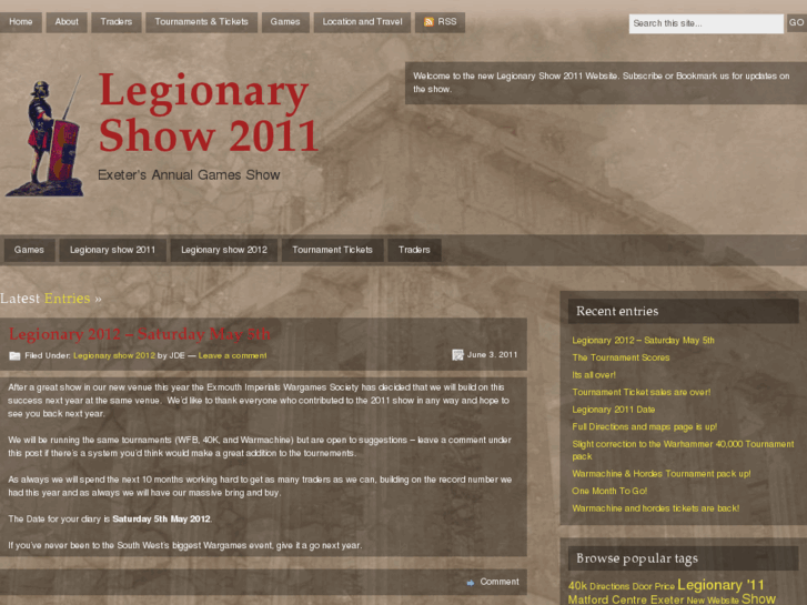 www.legionaryshow.co.uk