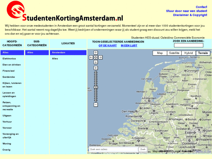 www.studentenkortingamsterdam.nl