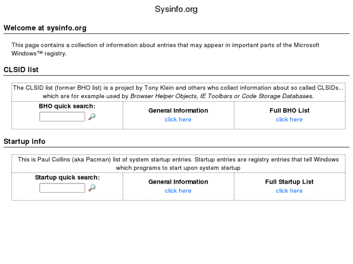 www.sysinfo.org