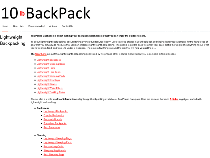 www.tenpoundbackpack.com