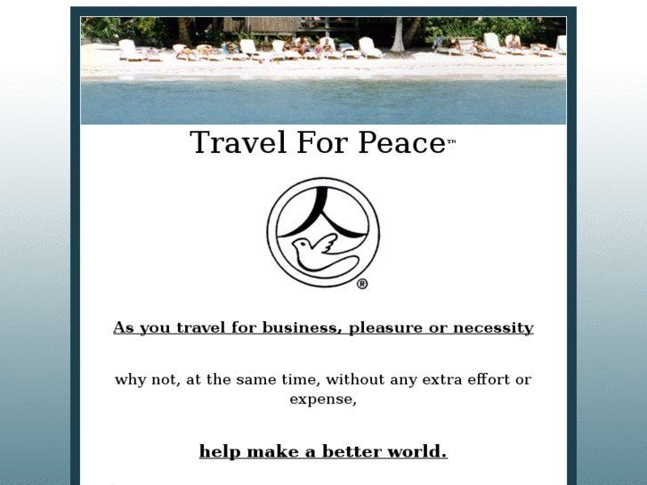 www.travelforpeace.net