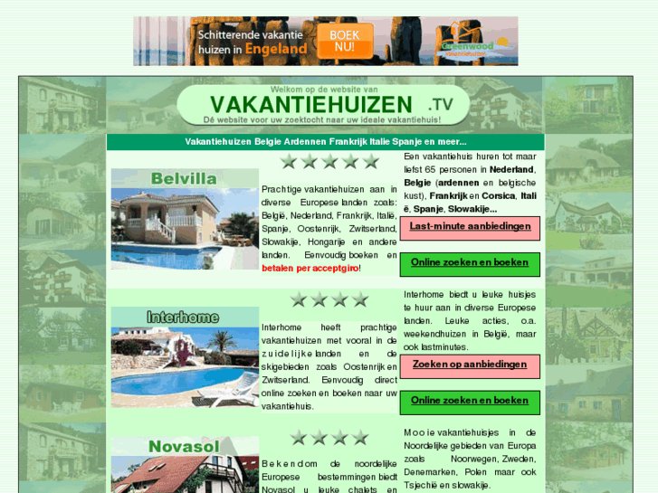 www.vakantiehuizen.tv