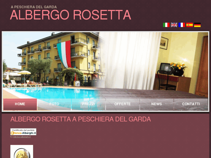 www.albergorosetta.it