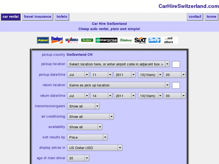 www.carhireswitzerland.com