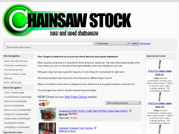 www.chainsawstock.com