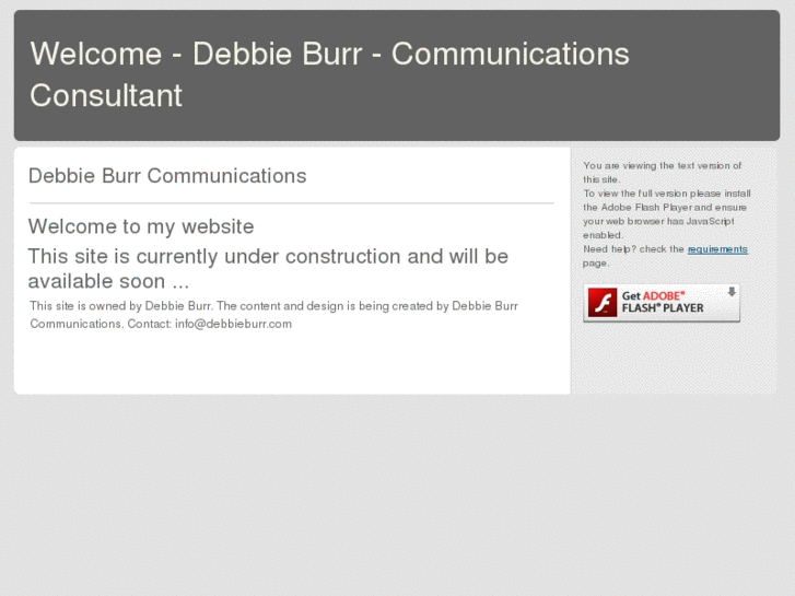 www.debbieburr.com