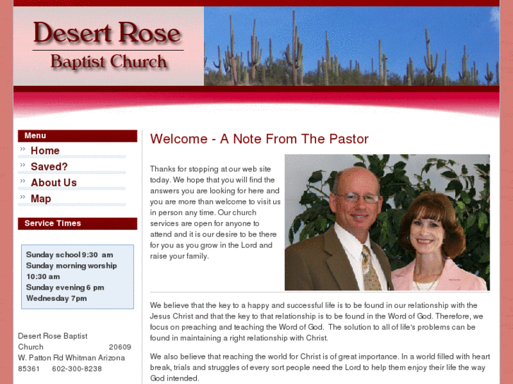 www.desertrosebaptistchurch.com