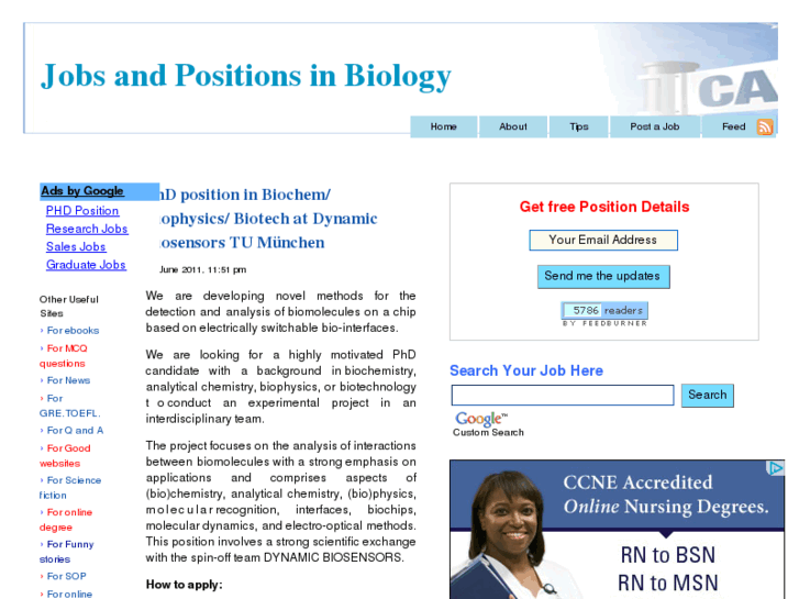 www.jobsinsciences.com