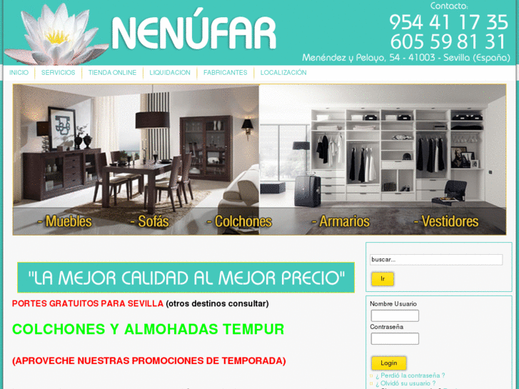 www.mueblesnenufar.es