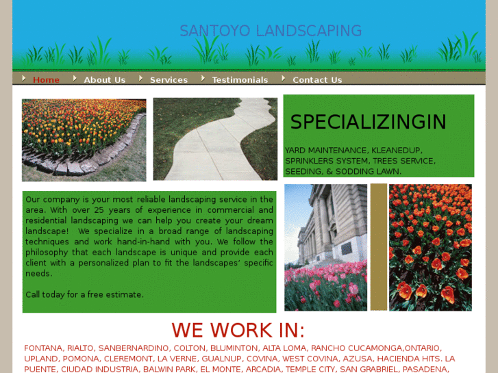 www.santoyolandscaping.com