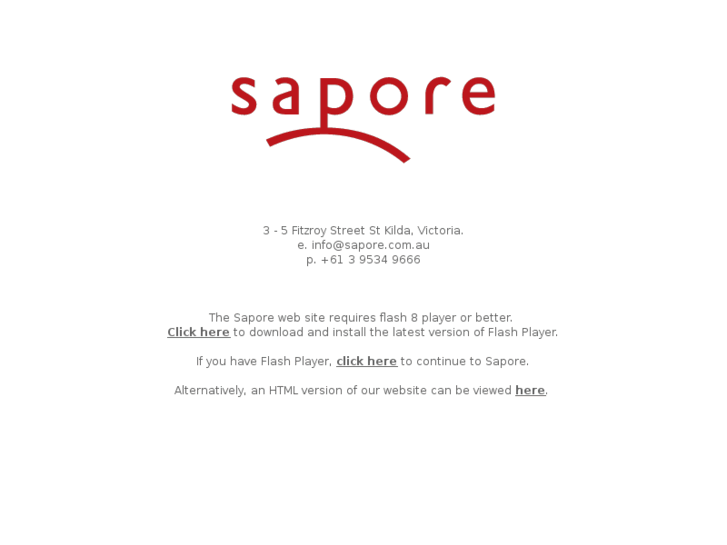 www.sapore.com.au