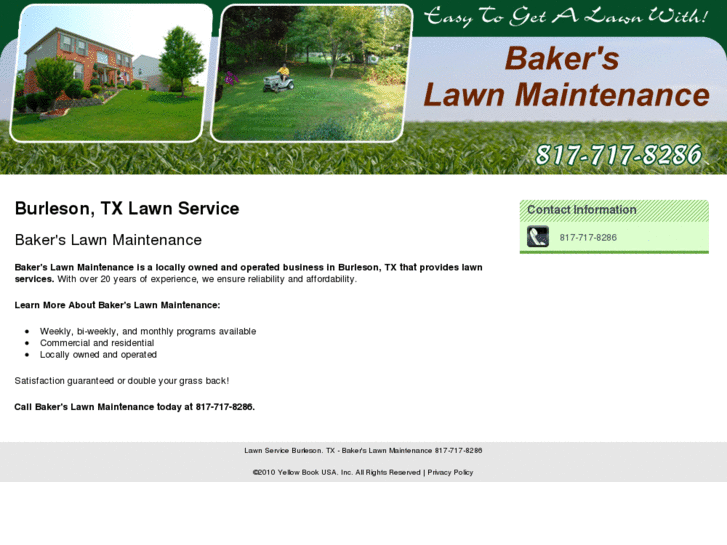 www.bakerslawnmaintenance.com