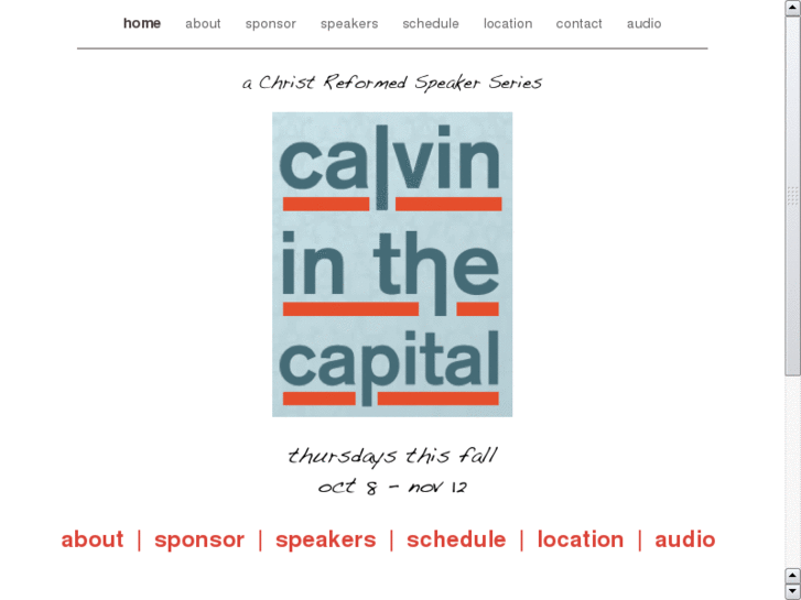 www.calvininthecapital.org