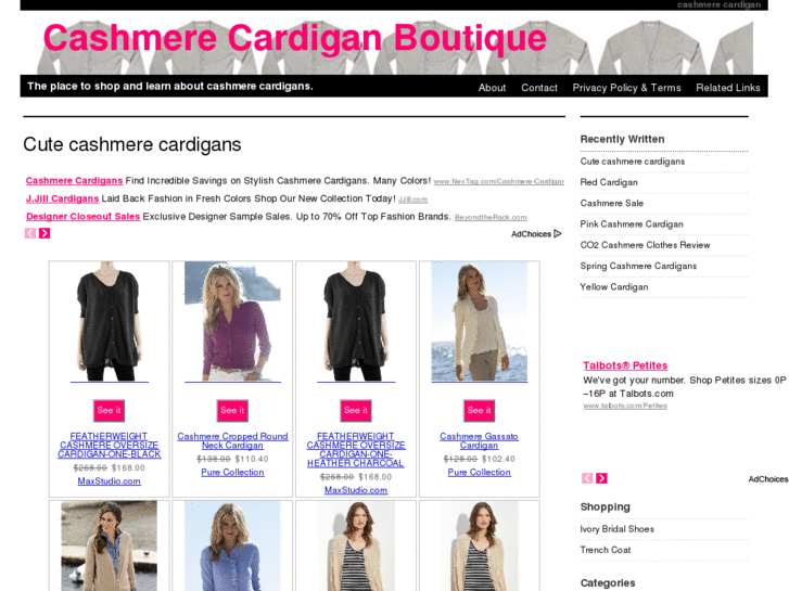 www.cashmerecardiganboutique.com