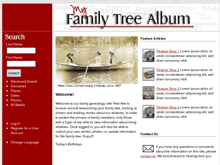 www.myfamilytreealbum.com